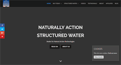 Desktop Screenshot of naturalactiontechnologiesstructuredwater.com
